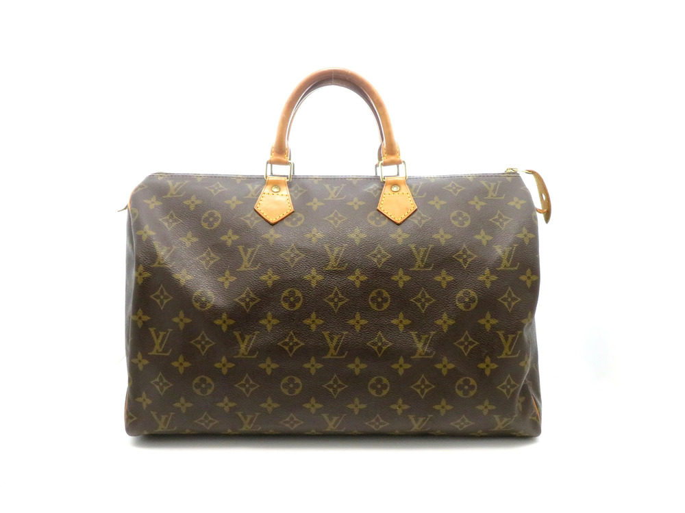 Louis Vuitton Speedy Monogram Leather Brown